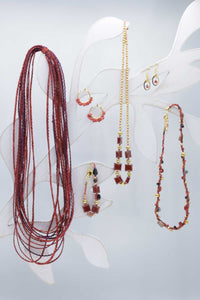 Cindy Collection - hand crafted jewelry in shades of amber
