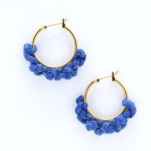 artisan hand crafted hoop earrings 